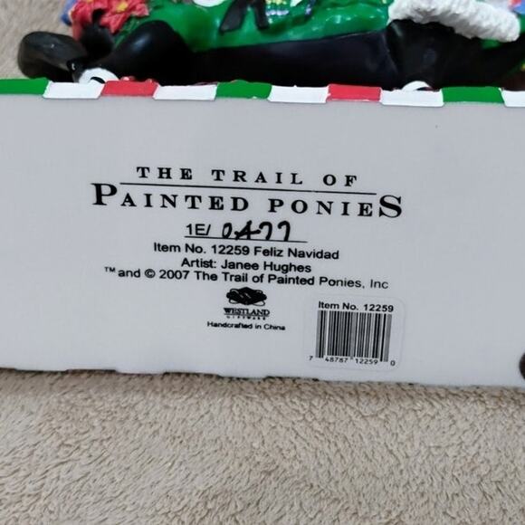 Painted Ponies FELIZ NAVIDAD  E! 2007 Xmas Figurine RETIRED - Picture 4 of 4